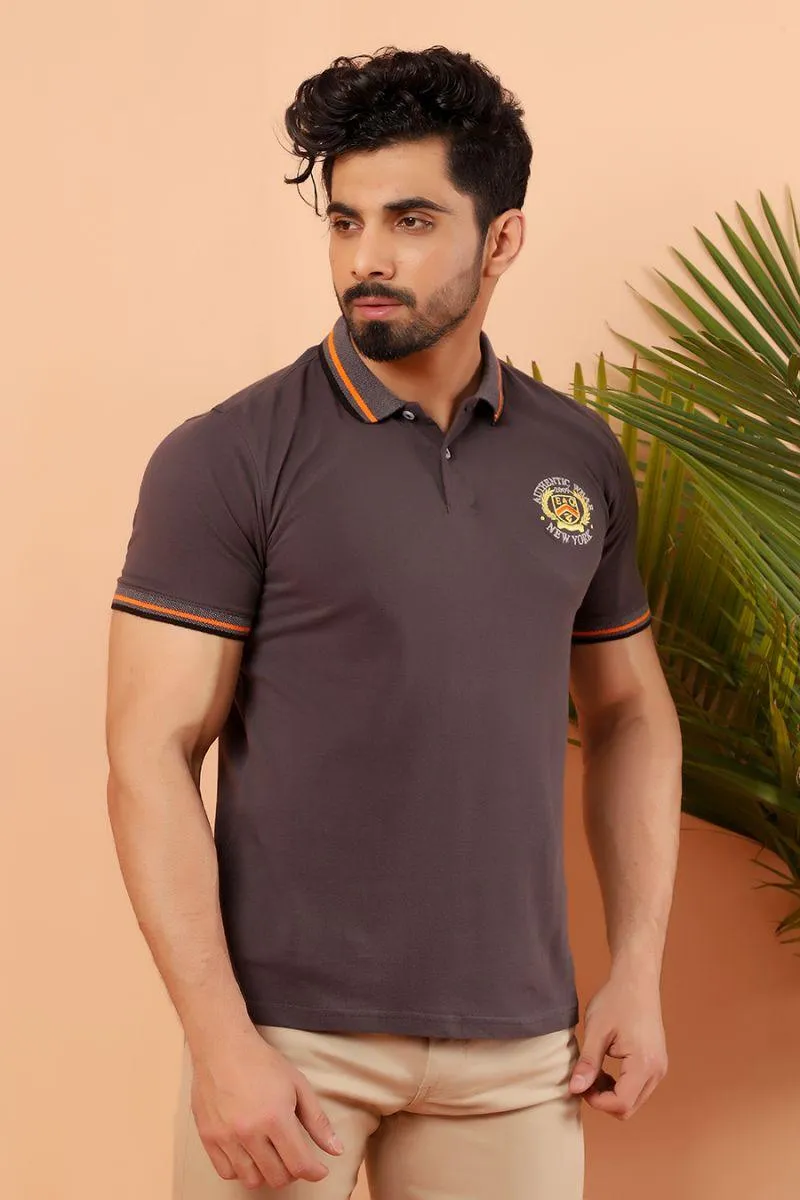 Stone Grey Polo