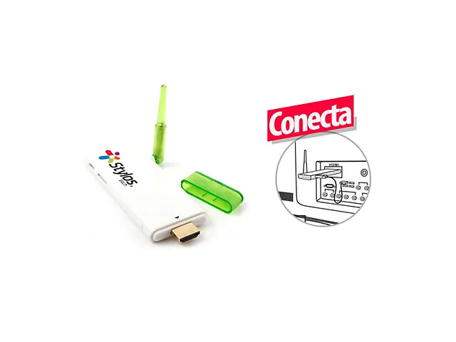 Stylos Mm Dongle Convertidor De Tv A Smart Tv Incluye Mini Teclado Inalambrico