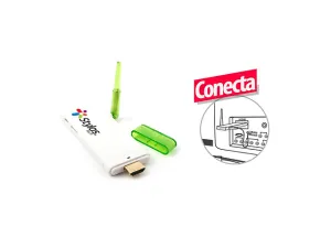 Stylos Mm Dongle Convertidor De Tv A Smart Tv Incluye Mini Teclado Inalambrico