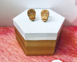 ‘Sugar Skulls’ Mini Stud Earrings