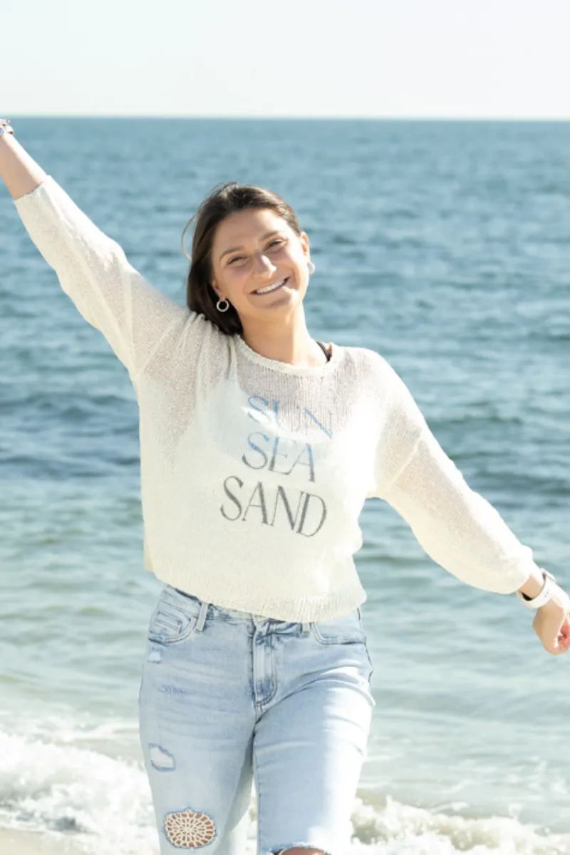 Sun Sea Sand Beach Knit