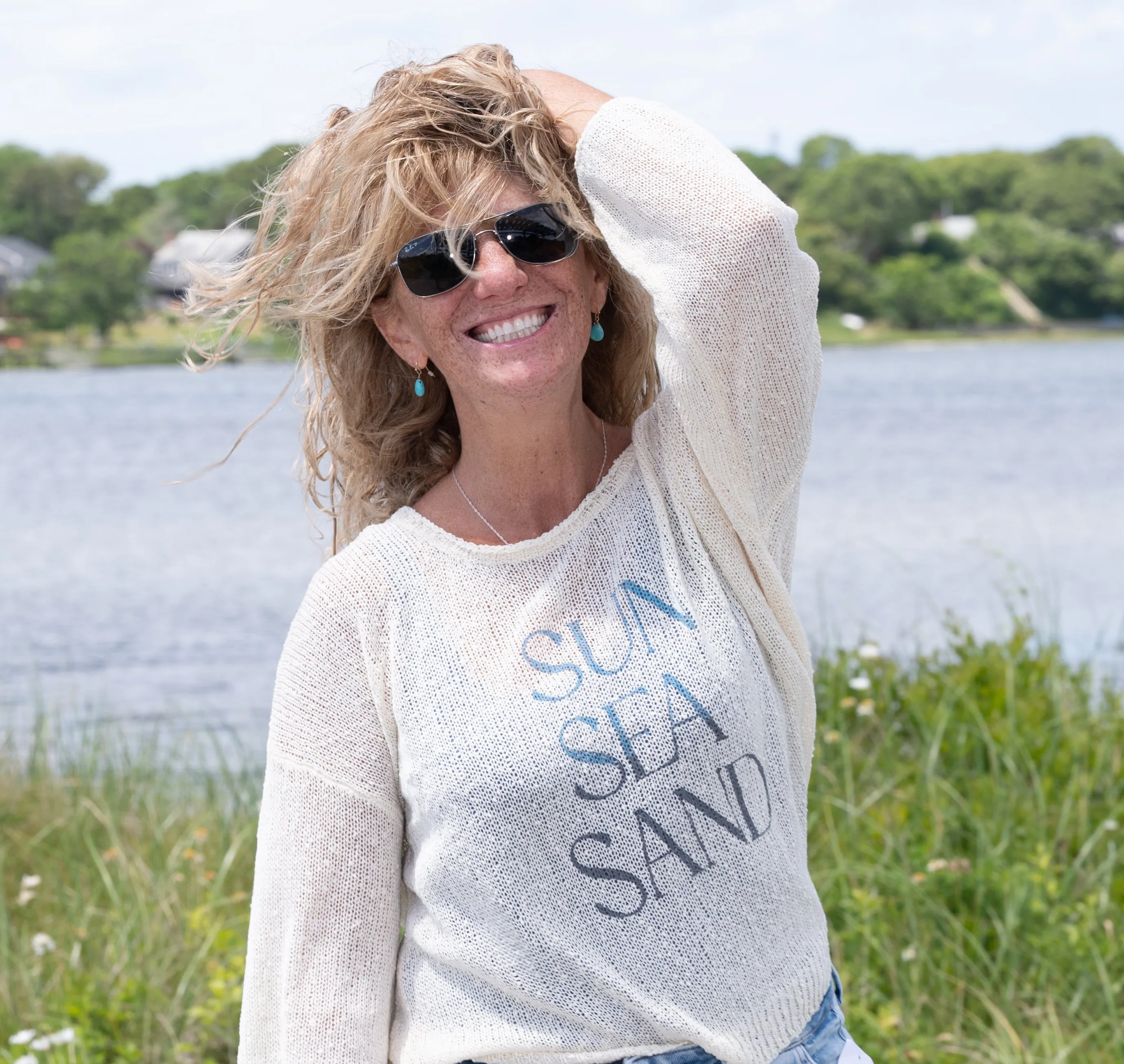 Sun Sea Sand Beach Knit