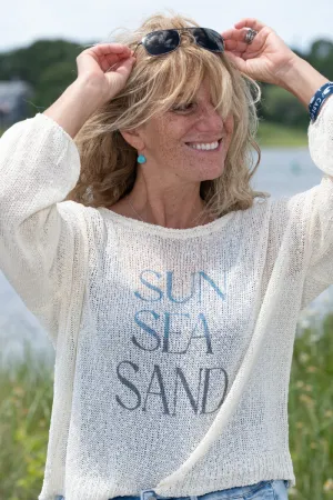 Sun Sea Sand Beach Knit