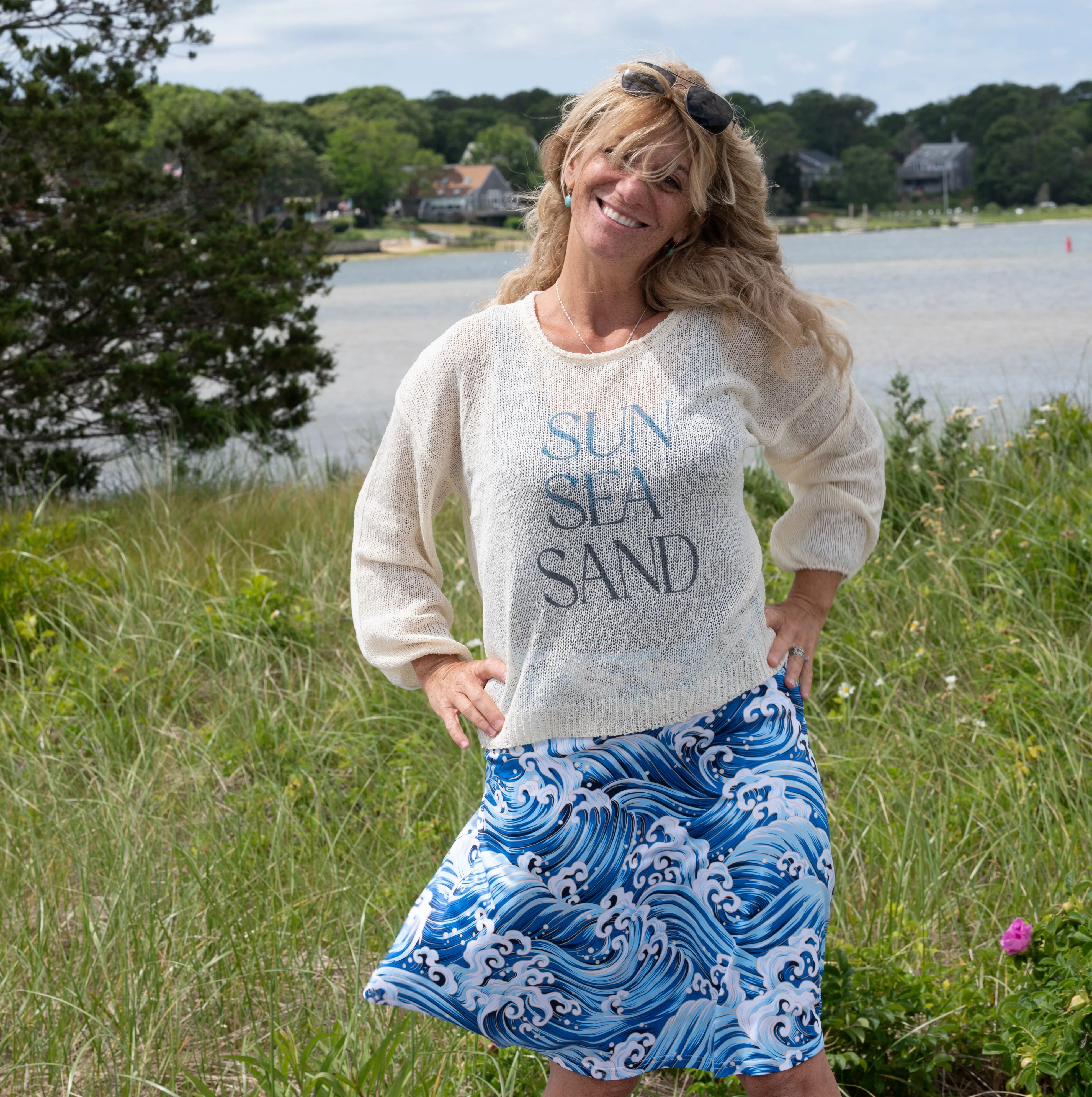 Sun Sea Sand Beach Knit