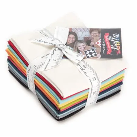 Sweetwater Designer Select Bella Solid Fat Quarter Bundle by Moda