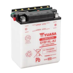 SYB14L-A2 DG Battery with acid pack Yuasa (SYB14LA2PK)