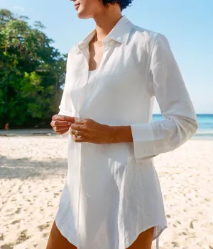 The Corvo Button Up - Linen - Coconut