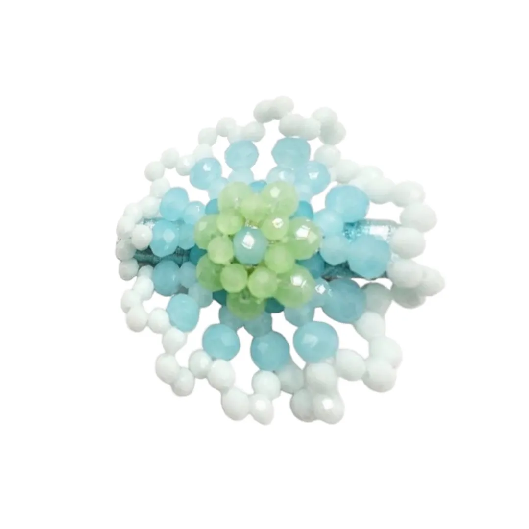 The Fleur Flower Childs Crystal Hair clip