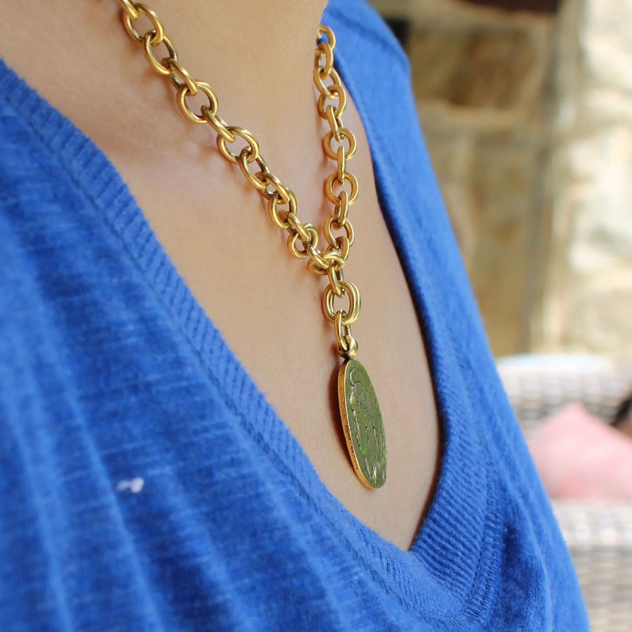 The Marianne French Coin Necklace