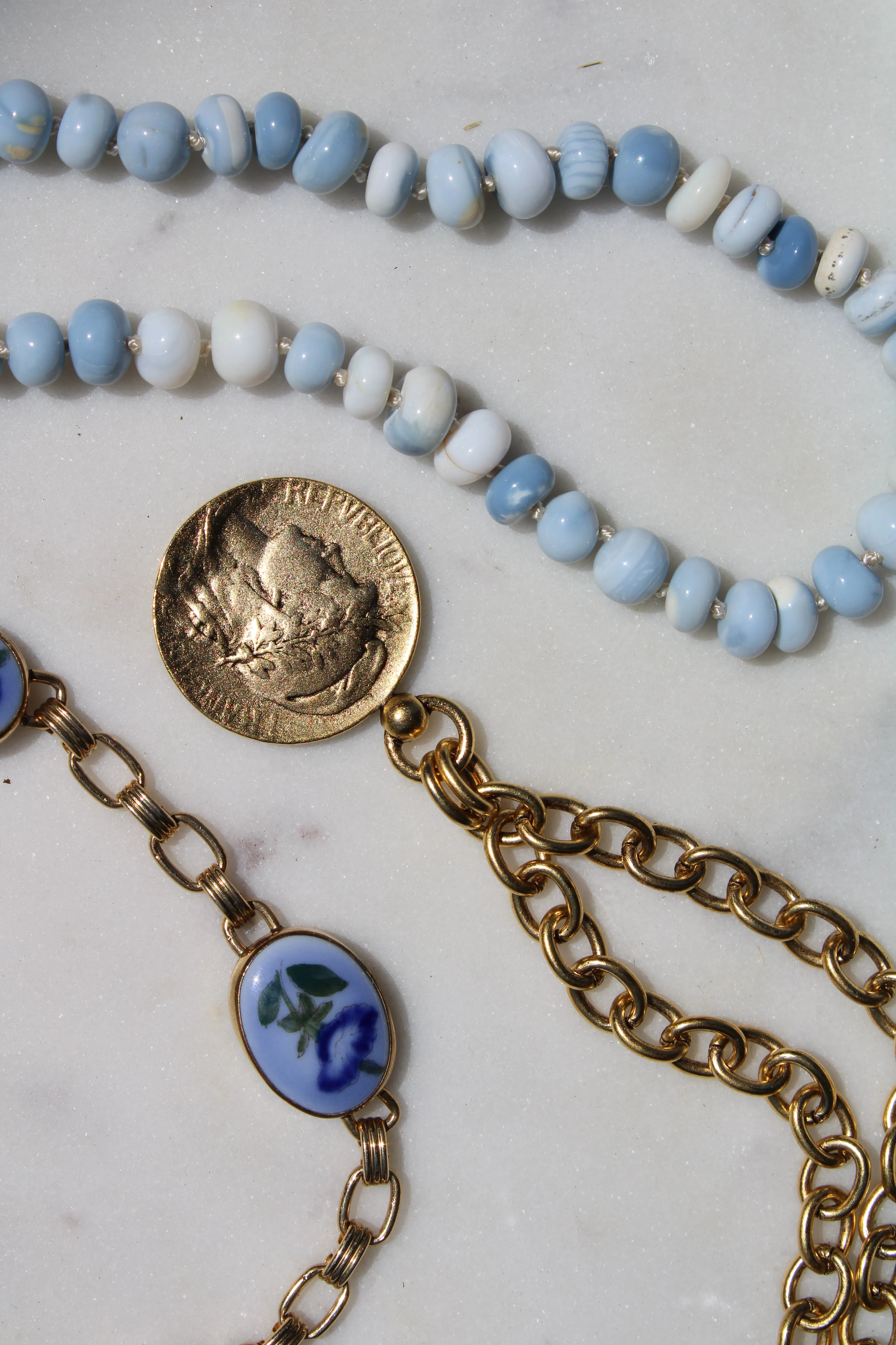The Marianne French Coin Necklace