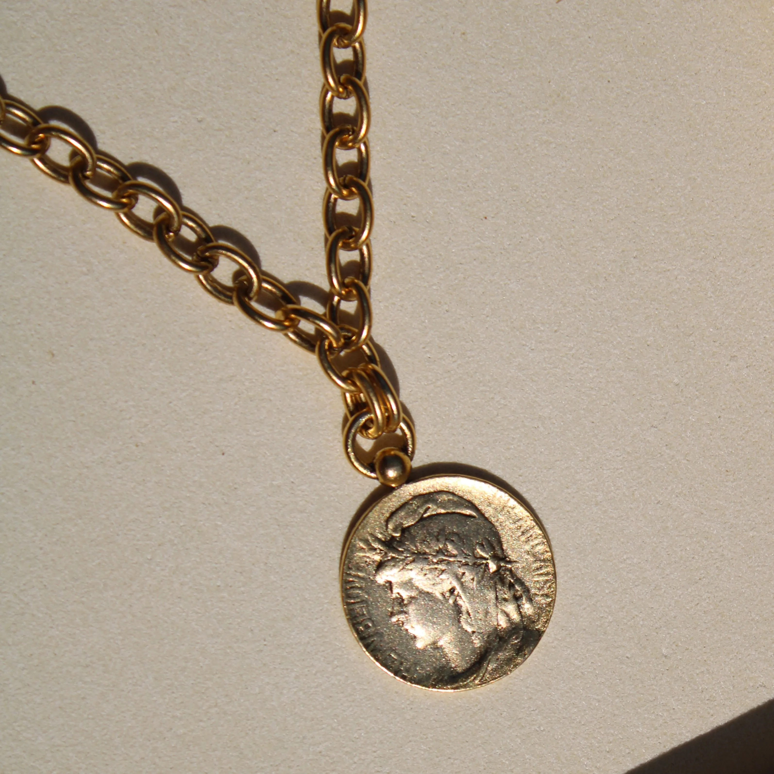 The Marianne French Coin Necklace