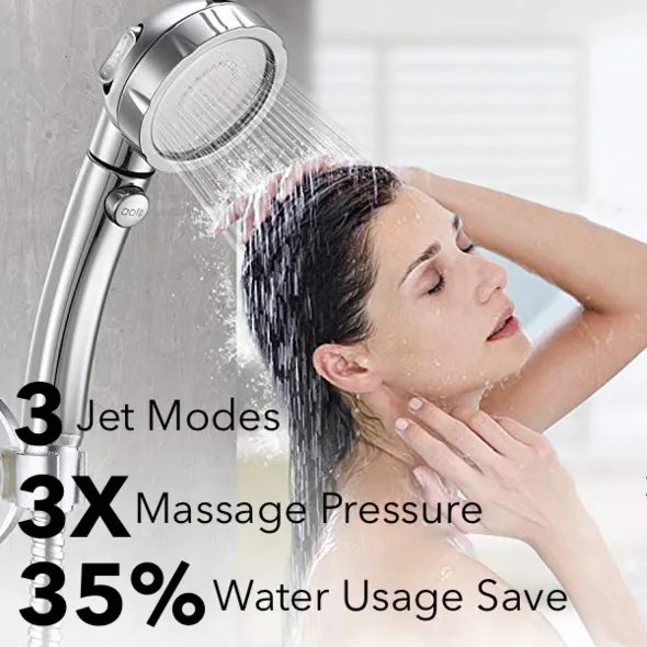 The Misugi - 3 In 1 High Pressure Showerhead (US Standard Hose Size)