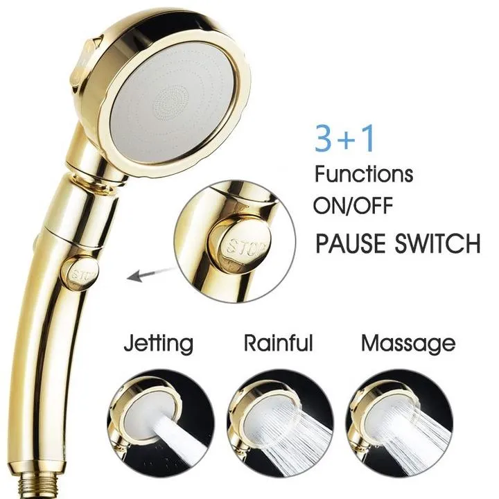 The Misugi - 3 In 1 High Pressure Showerhead (US Standard Hose Size)