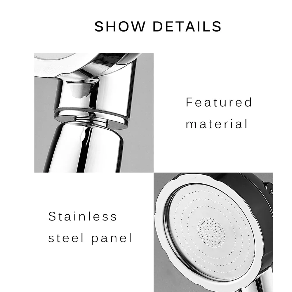 The Misugi - 3 In 1 High Pressure Showerhead (US Standard Hose Size)