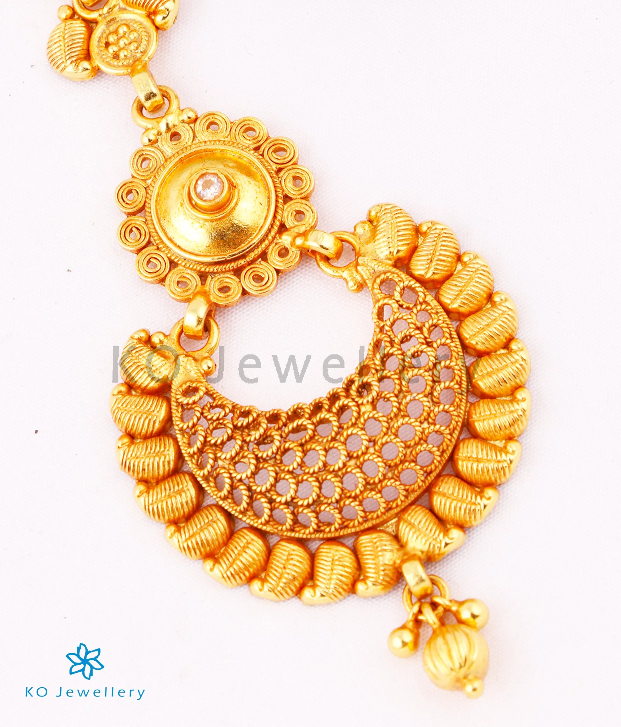 The Parul Silver Maang Tikka