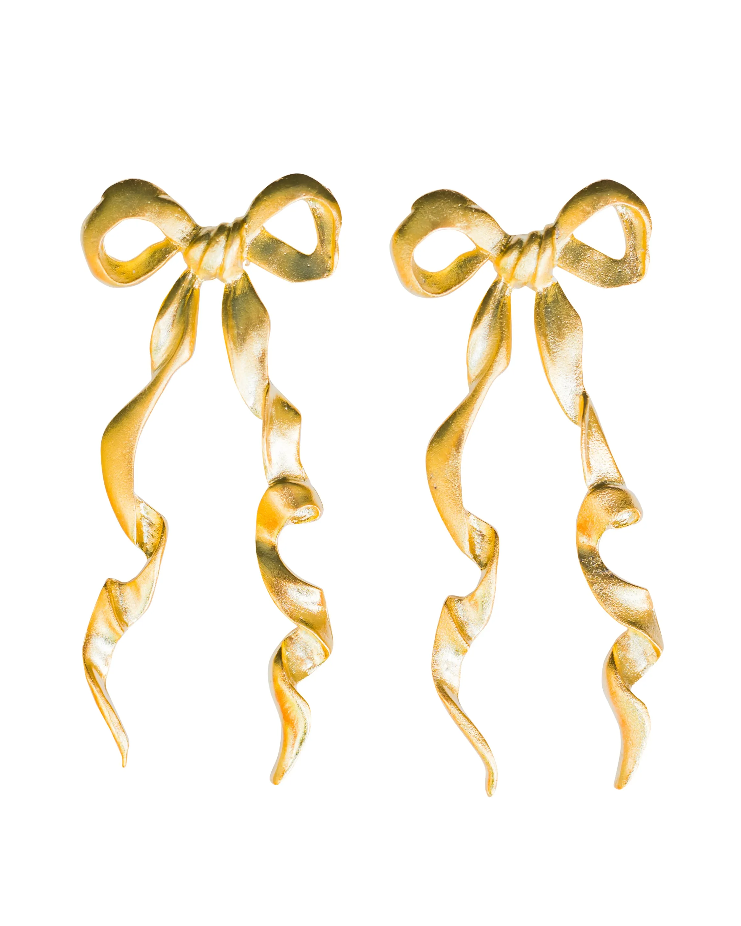 The Pink Reef elongated bow stud