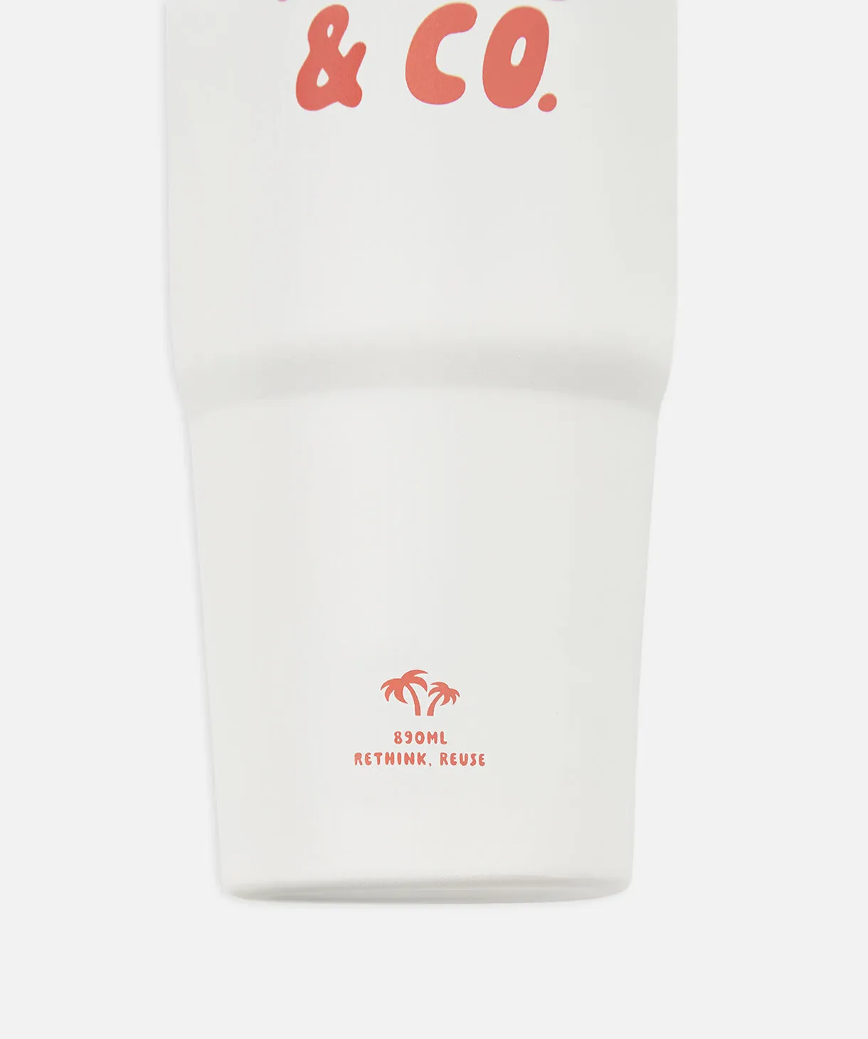 The Vacation Water Bottle - Off White