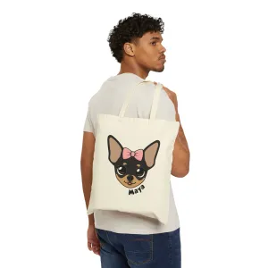 Tiny Chihuahua Maya's Signature Cotton Tote