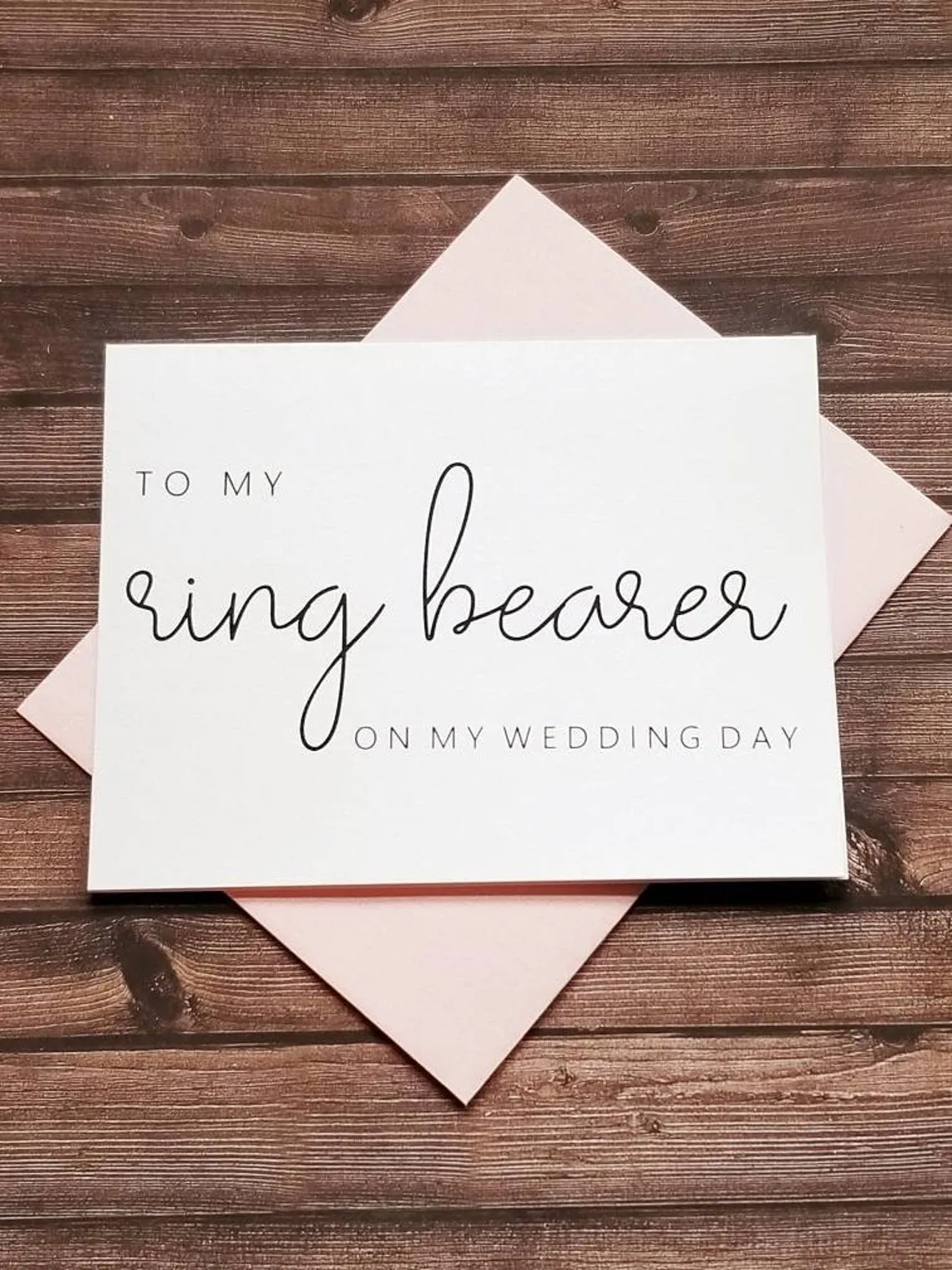 To My Ring Bearer