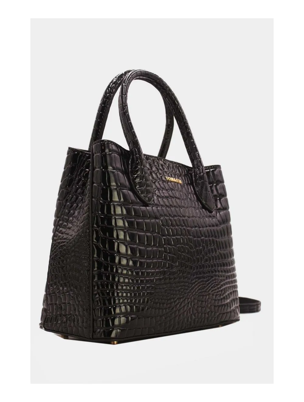 Tom & Eva Croc Effect Handbag