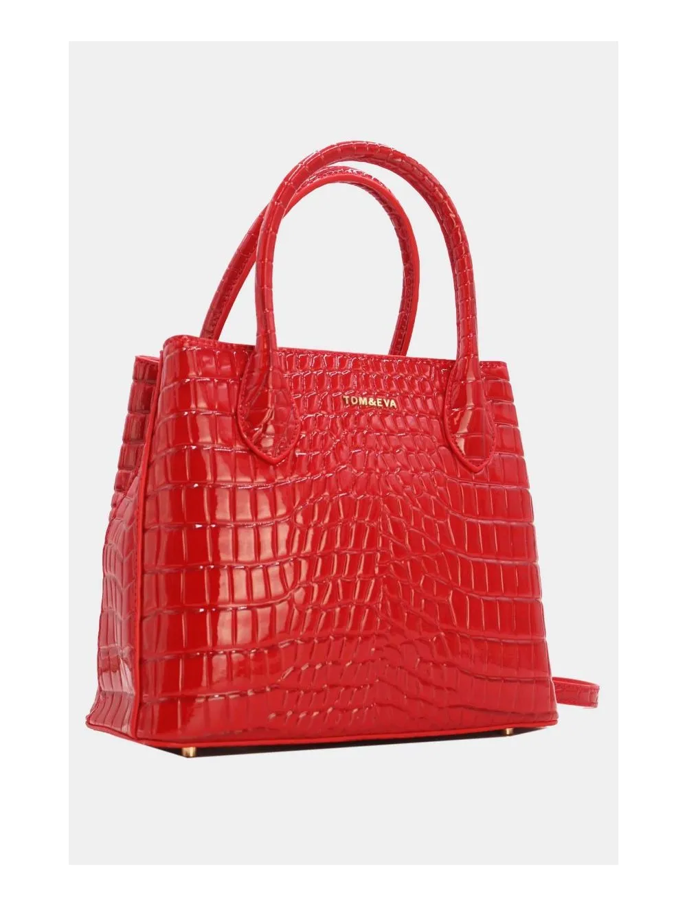 Tom & Eva Croc Effect Handbag
