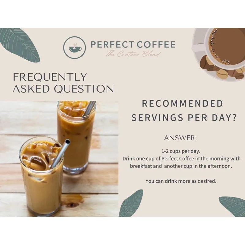 TPS Perfect Coffee (Keto-Friendly and Slimming Coffee; The Contour Blend) New Box