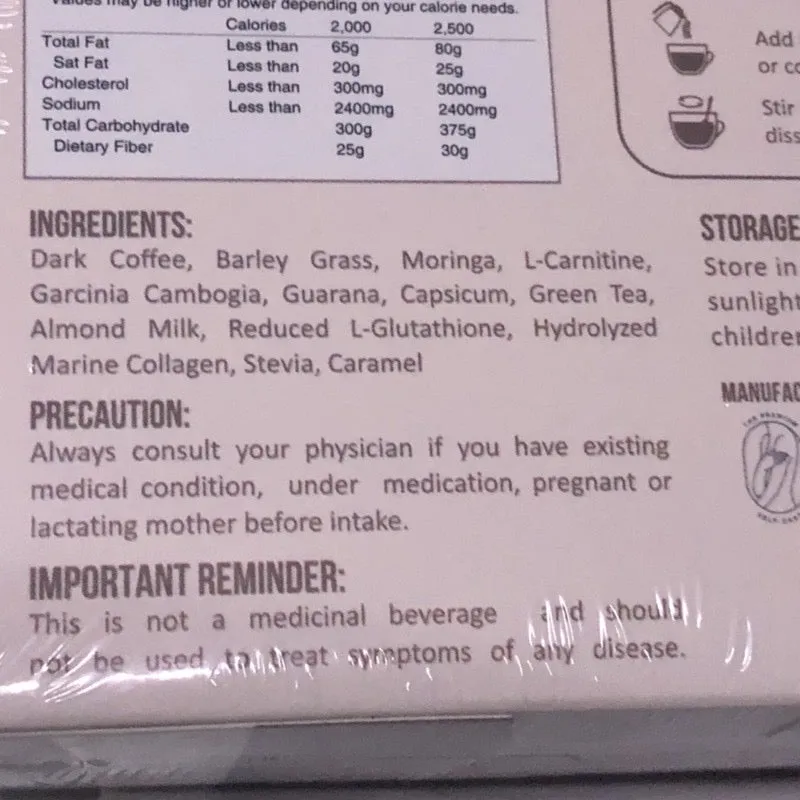 TPS Perfect Coffee (Keto-Friendly and Slimming Coffee; The Contour Blend) New Box