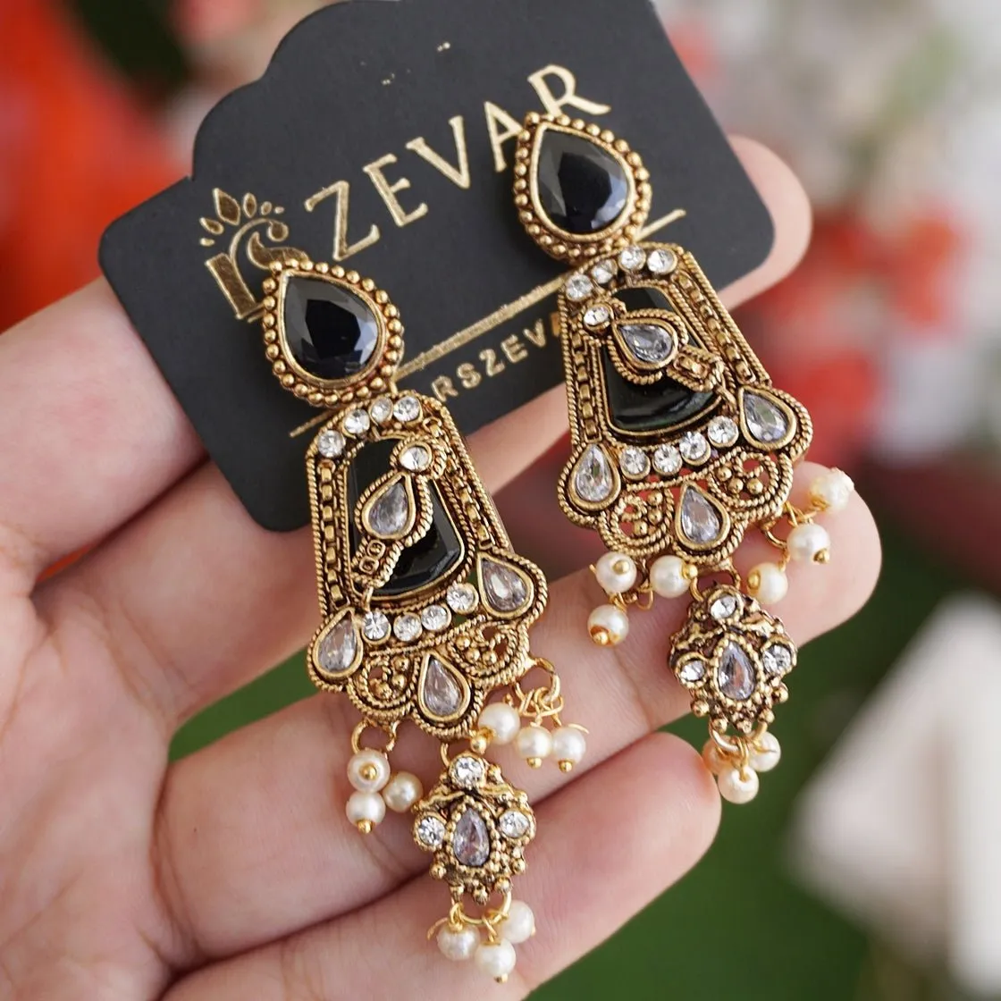 Turkish Antique Gold Earrings