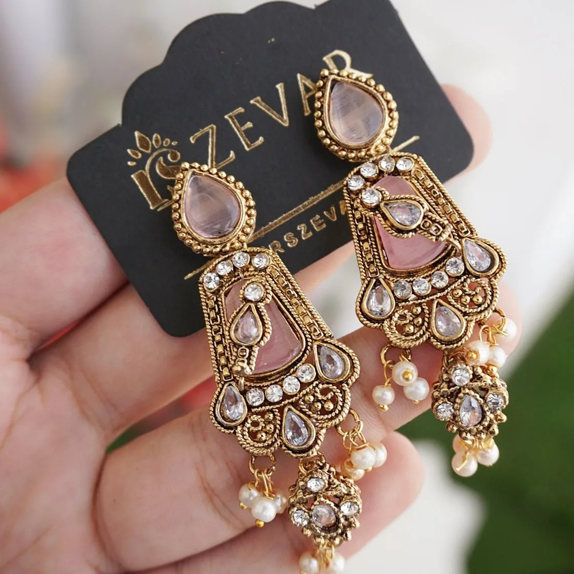 Turkish Antique Gold Earrings
