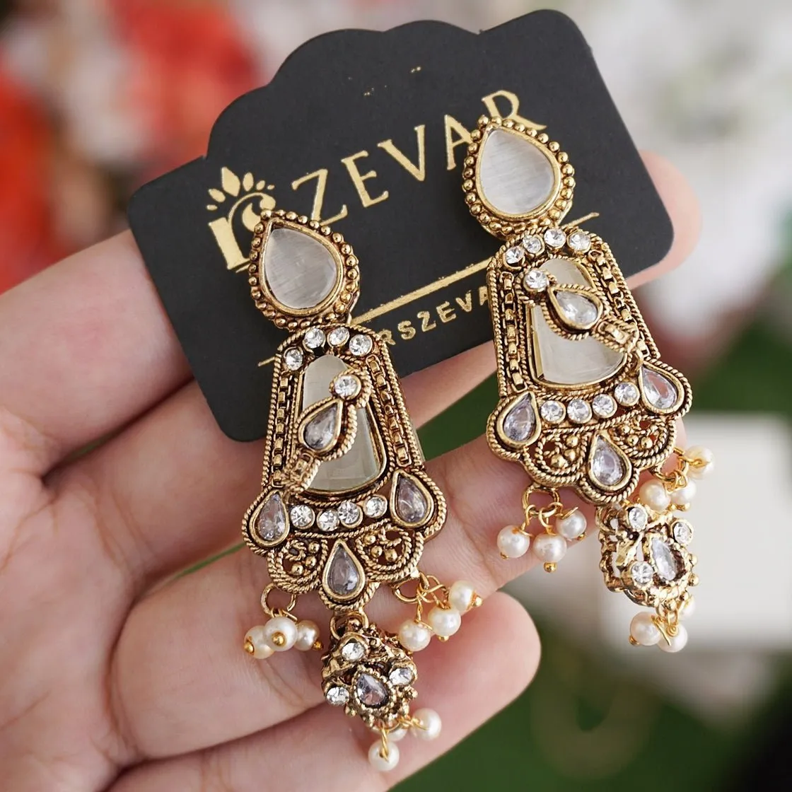 Turkish Antique Gold Earrings