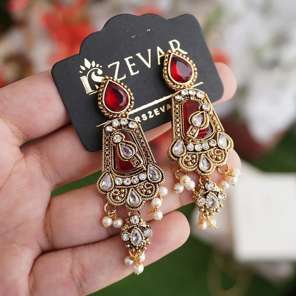 Turkish Antique Gold Earrings