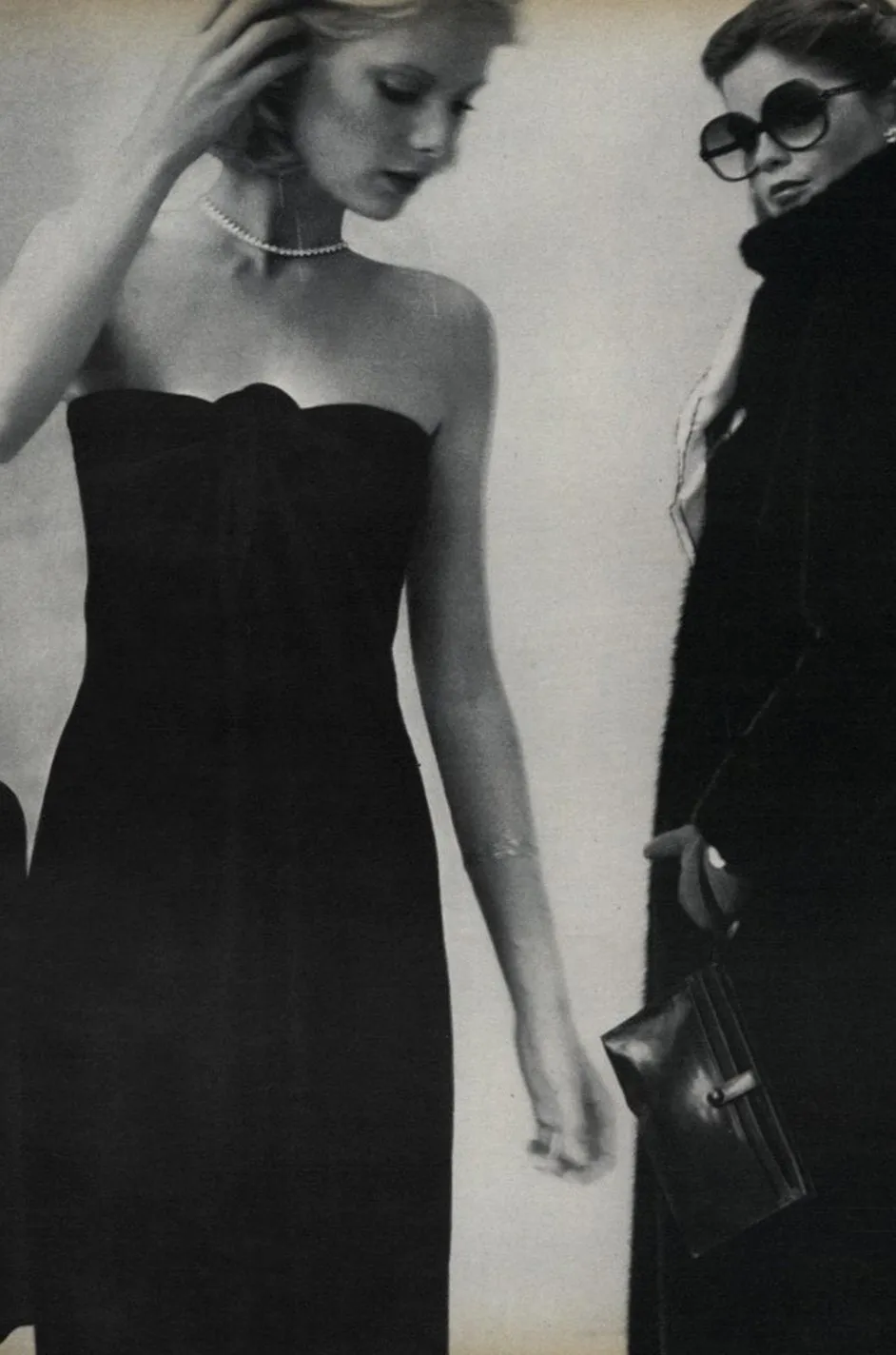 Unusual 1976 Halston Deep Brown Strapless Tie Front Dress in a Soft Terry Cloth