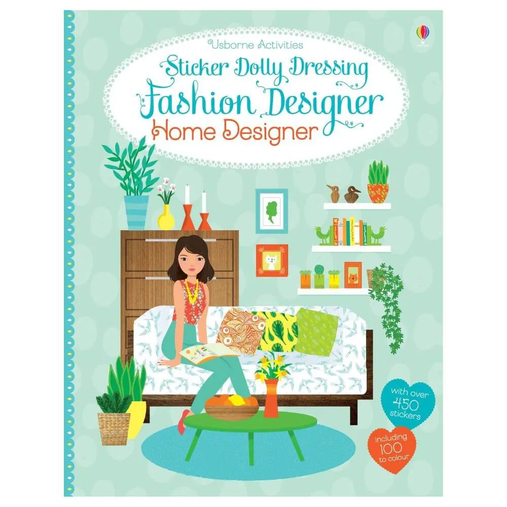 Usborne Sticker Dolly Dressing Home Designer