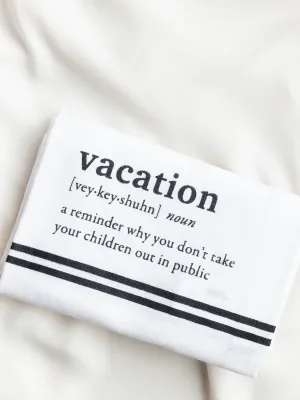 Vacation Dishtowel