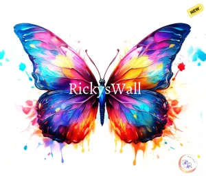 Vibrant Butterfly - PREMIUM PRINT- Inspired by Ricky's Wall