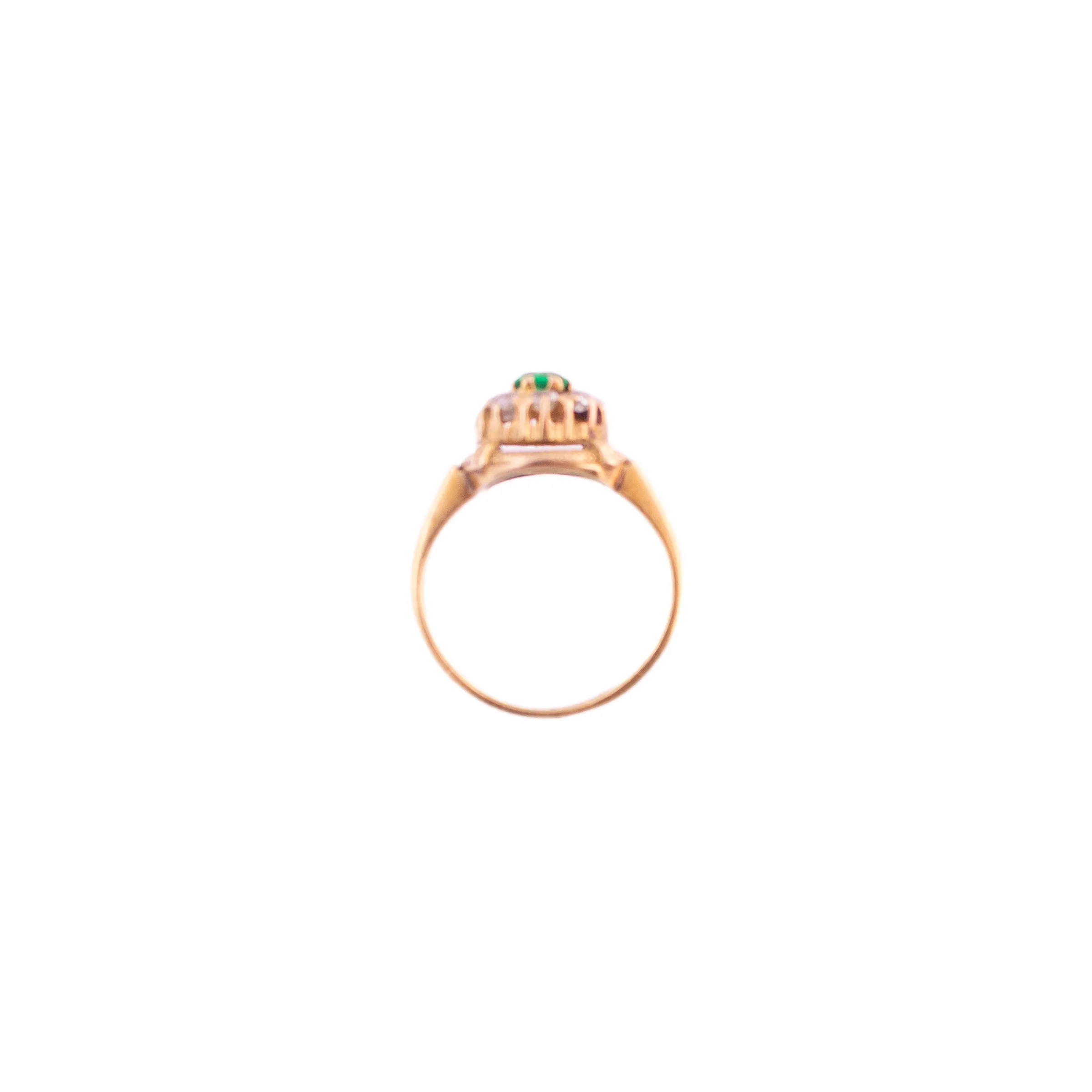 Victorian Emerald and Diamond Ring