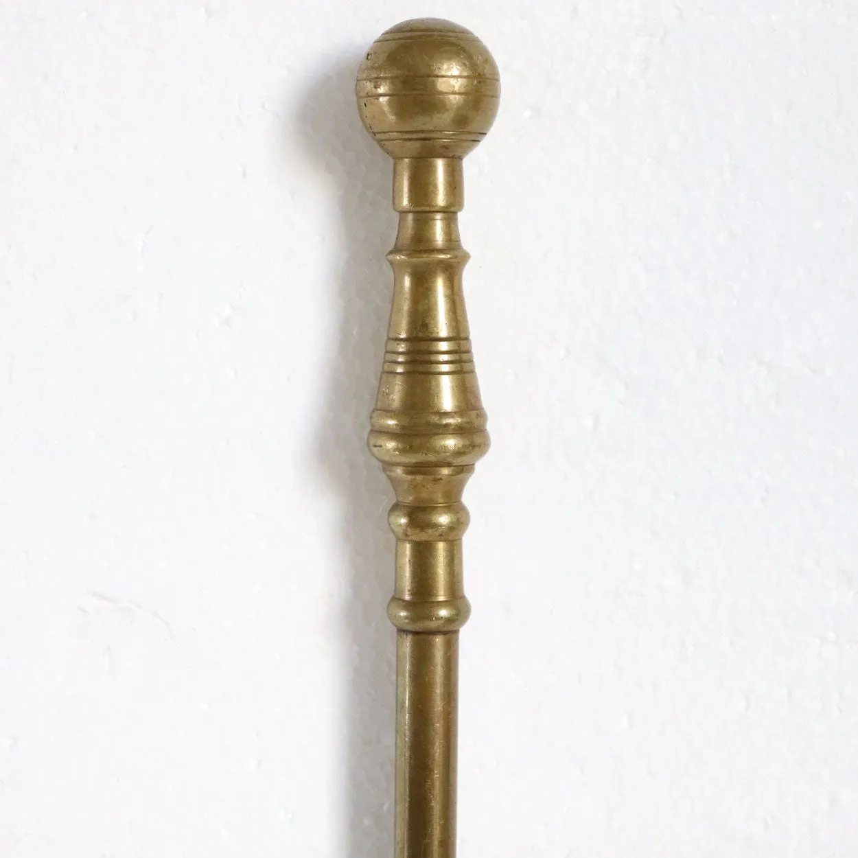 Victorian Pierced Brass Fireplace Shovel