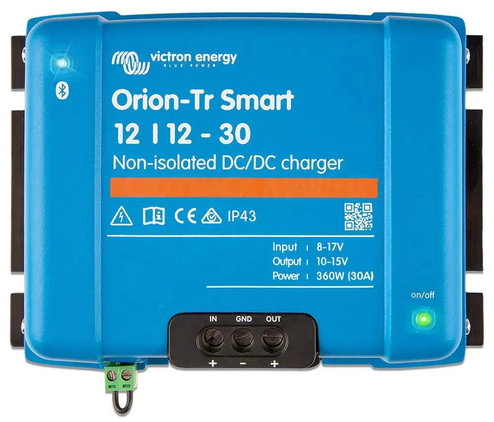 Victron Orion-Tr Smart 12volt 12volt 30amp Non-Isolated DC-DC Charger