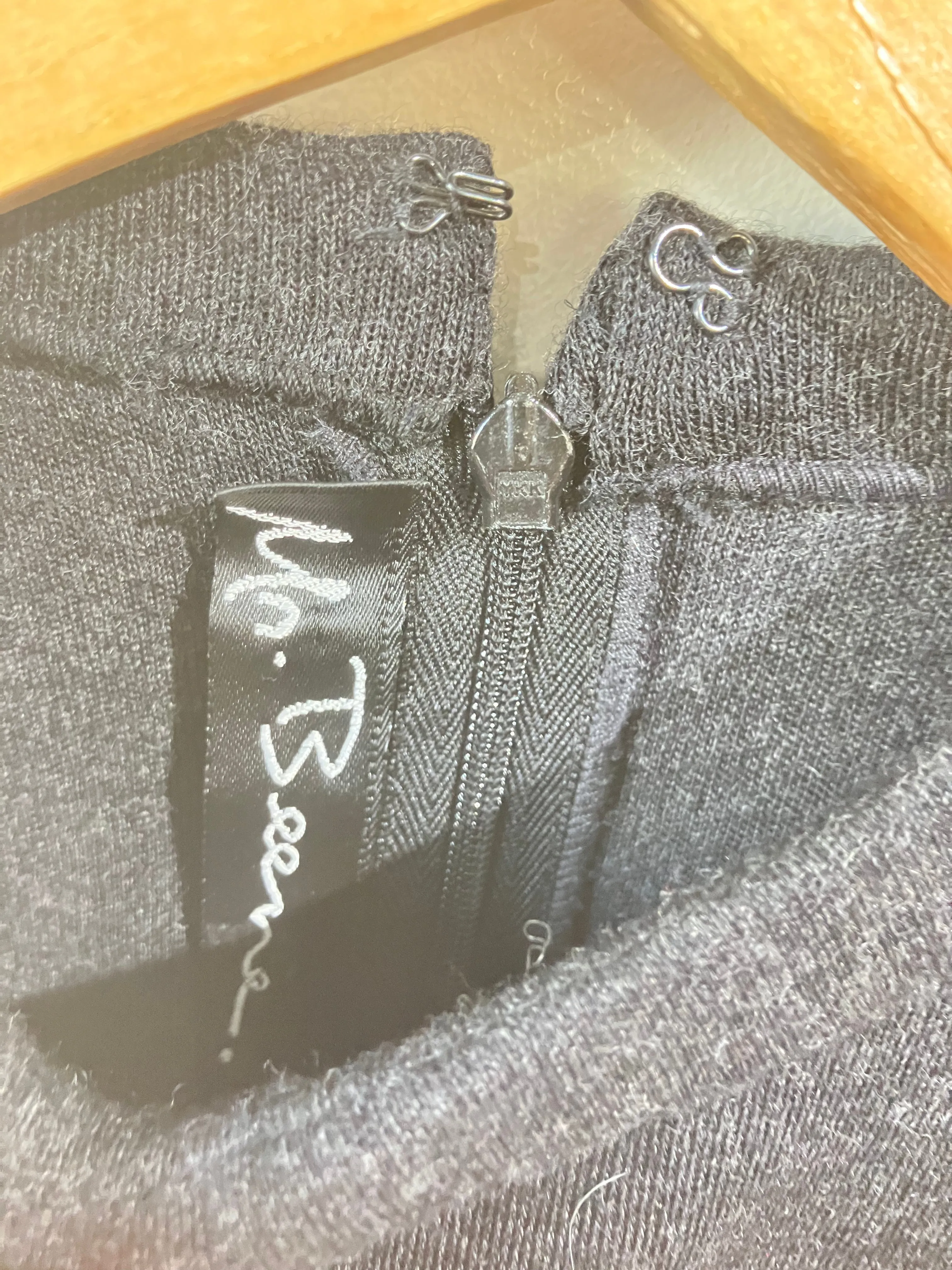 Vintage Geoffrey Beene Charcoal Wool Sweater