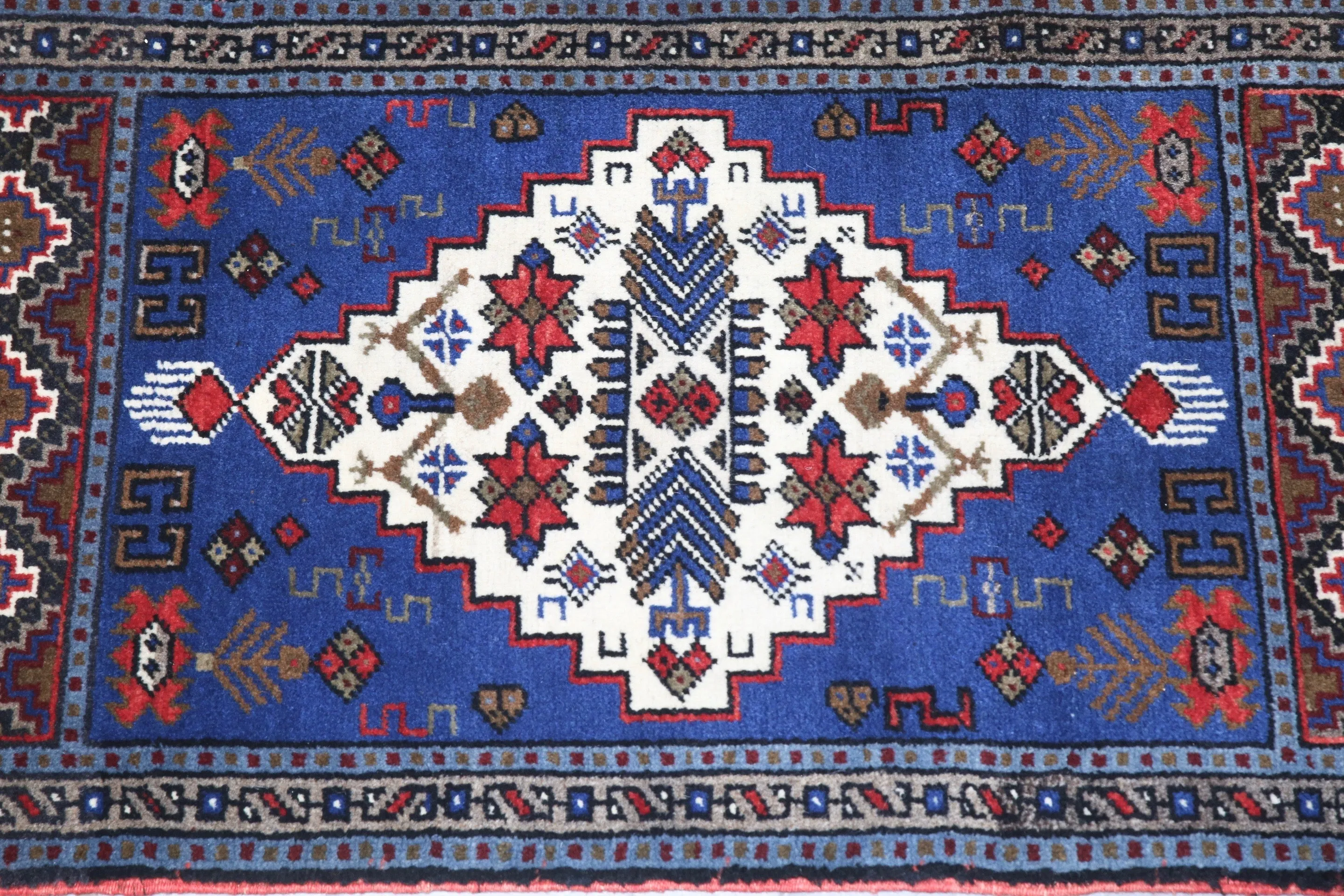 Vintage Mini Turkish Rug 21inx40in