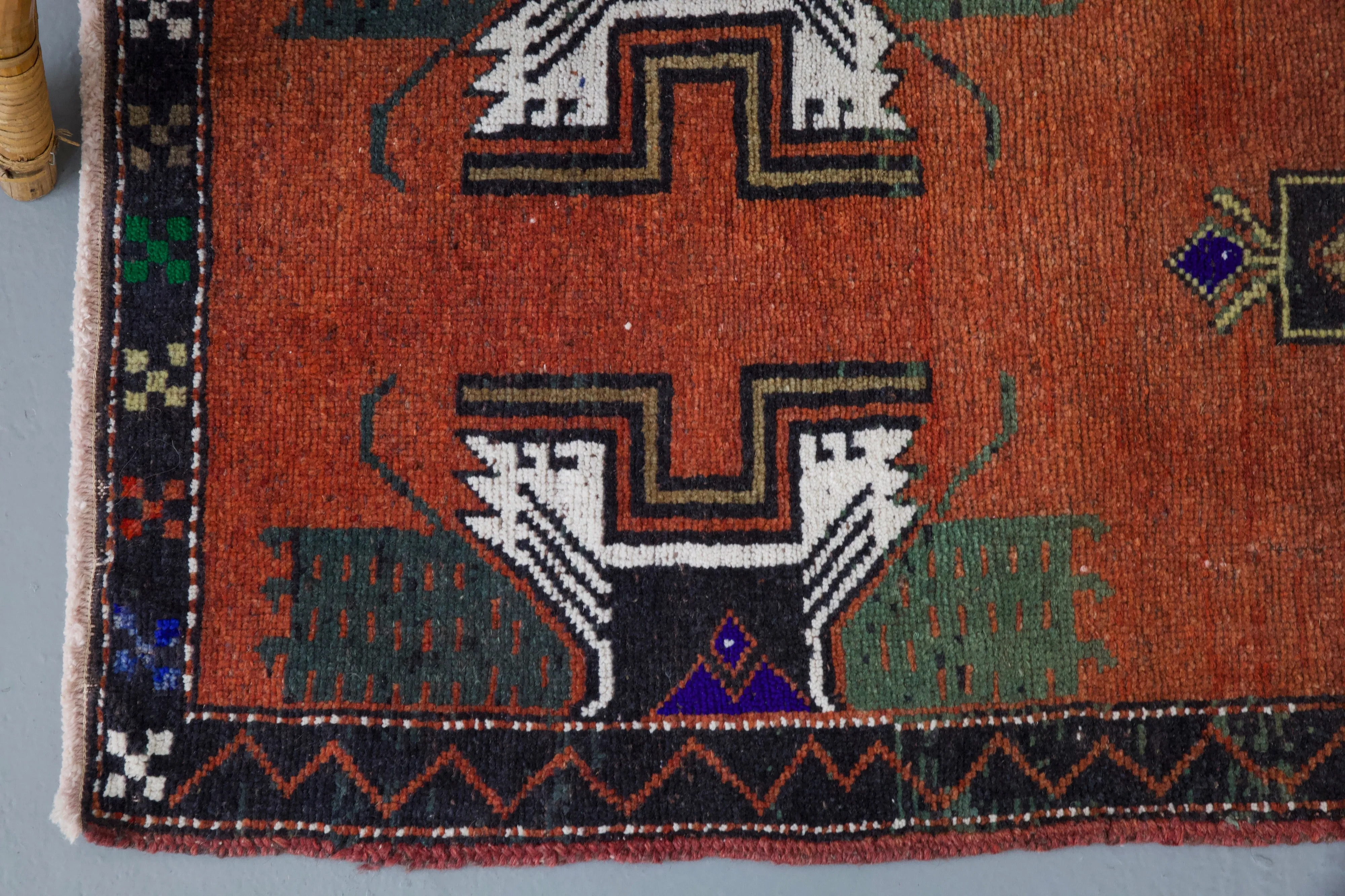 Vintage Mini Turkish Rug