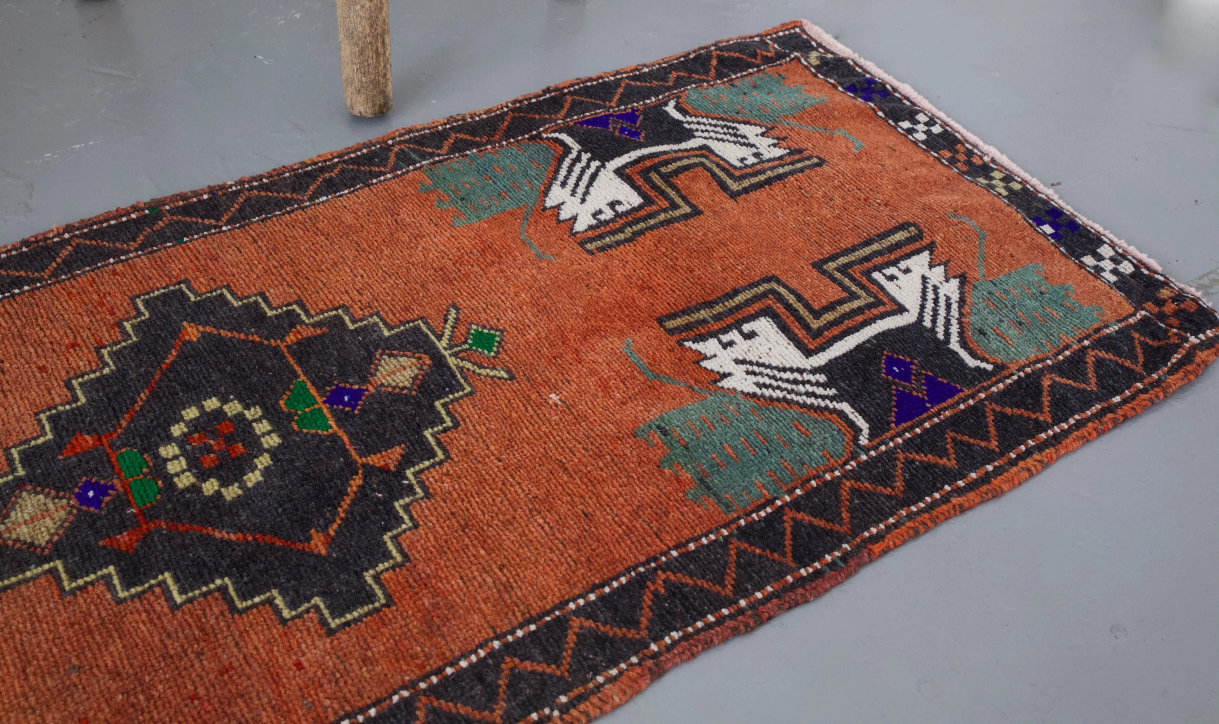 Vintage Mini Turkish Rug