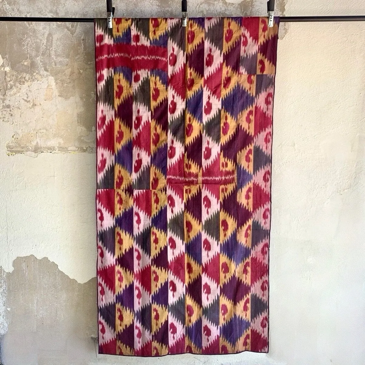 Vintage Silk Ikat Textile (#5541 | 40 x 82")