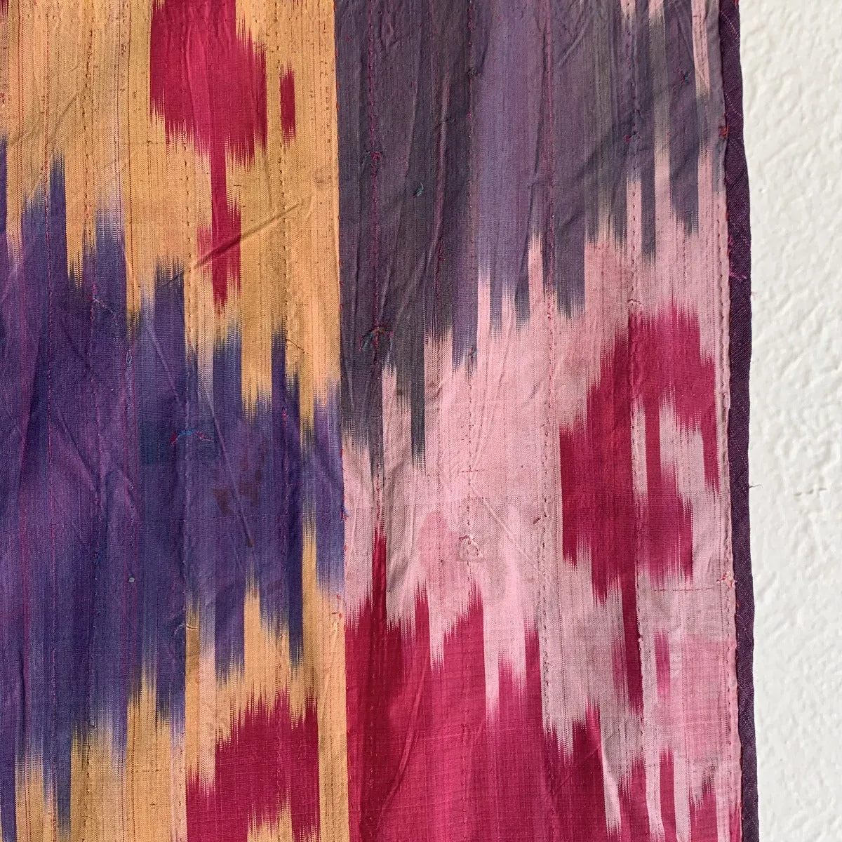 Vintage Silk Ikat Textile (#5541 | 40 x 82")