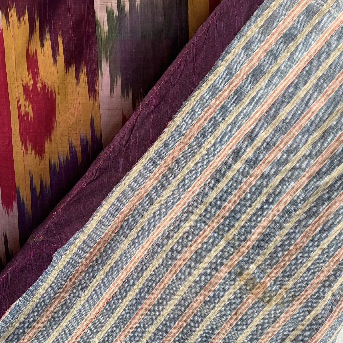 Vintage Silk Ikat Textile (#5541 | 40 x 82")