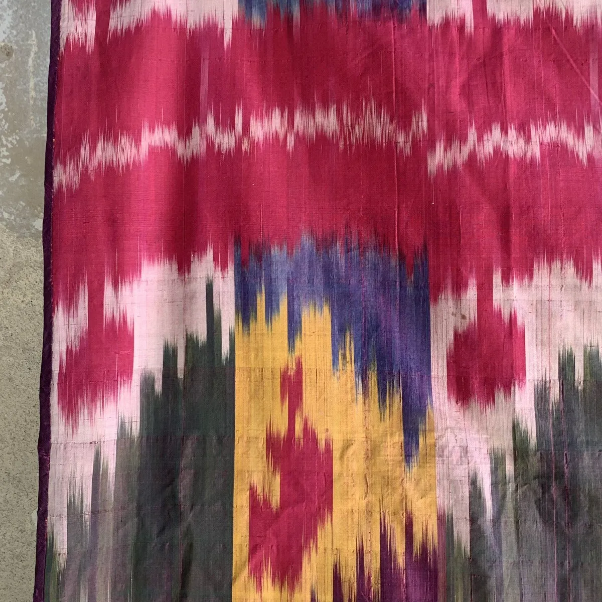 Vintage Silk Ikat Textile (#5541 | 40 x 82")