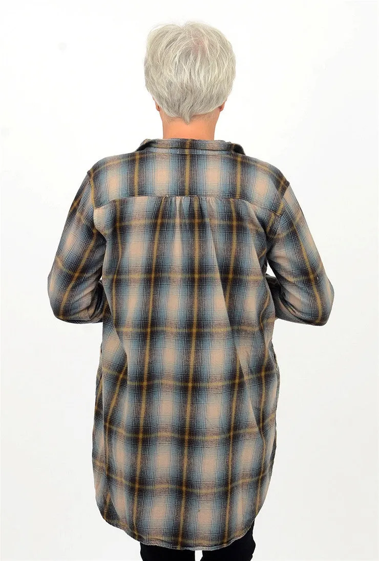 Vintage Wash Premium Teton Flannel Tunic
