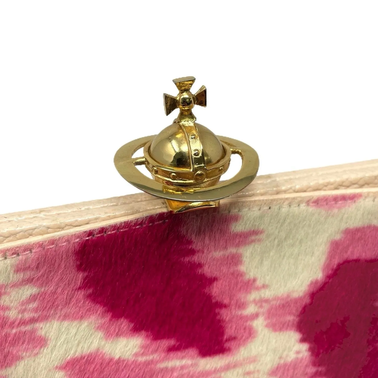 Vivienne Westwood Hot Pink Calf Hair Mini Bag