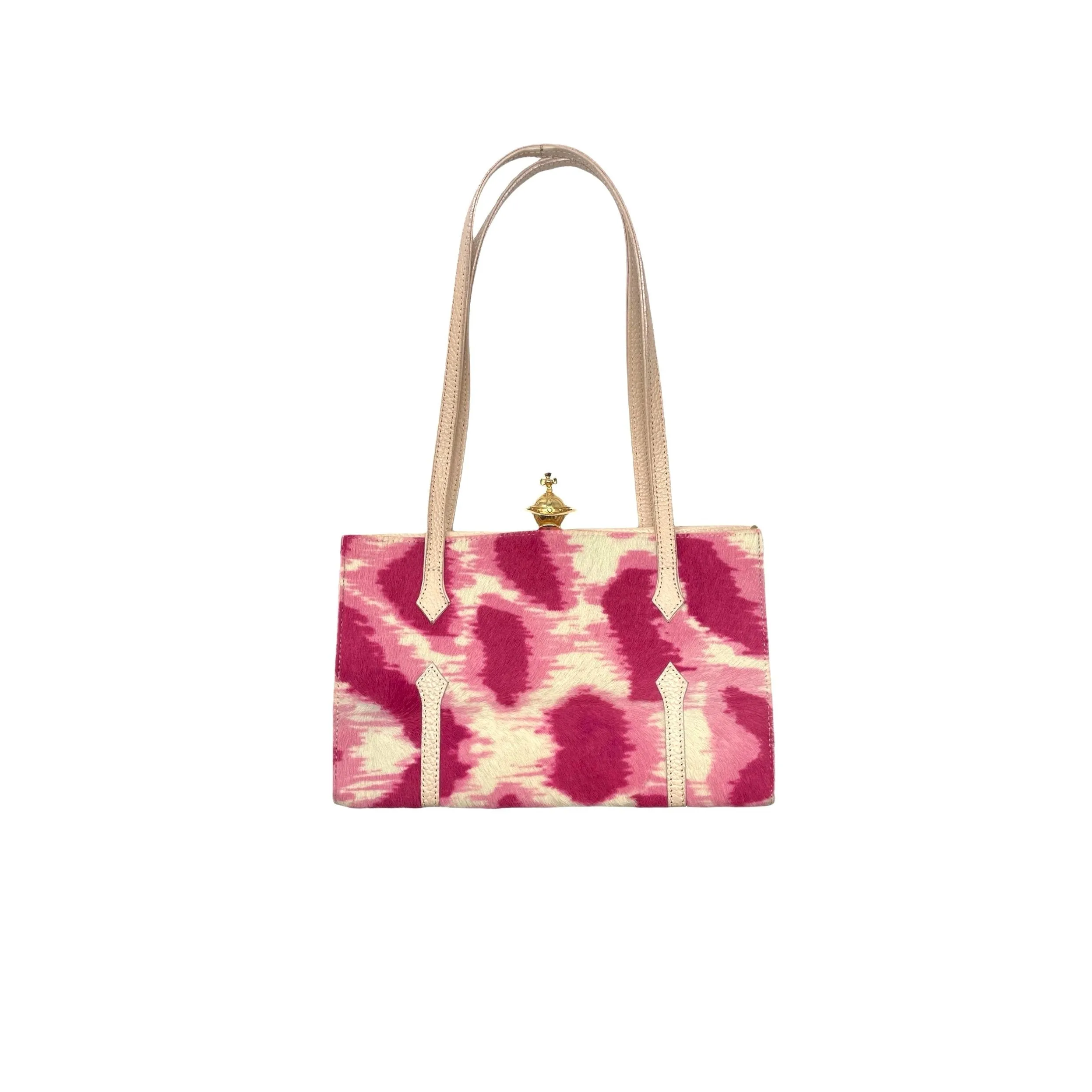 Vivienne Westwood Hot Pink Calf Hair Mini Bag