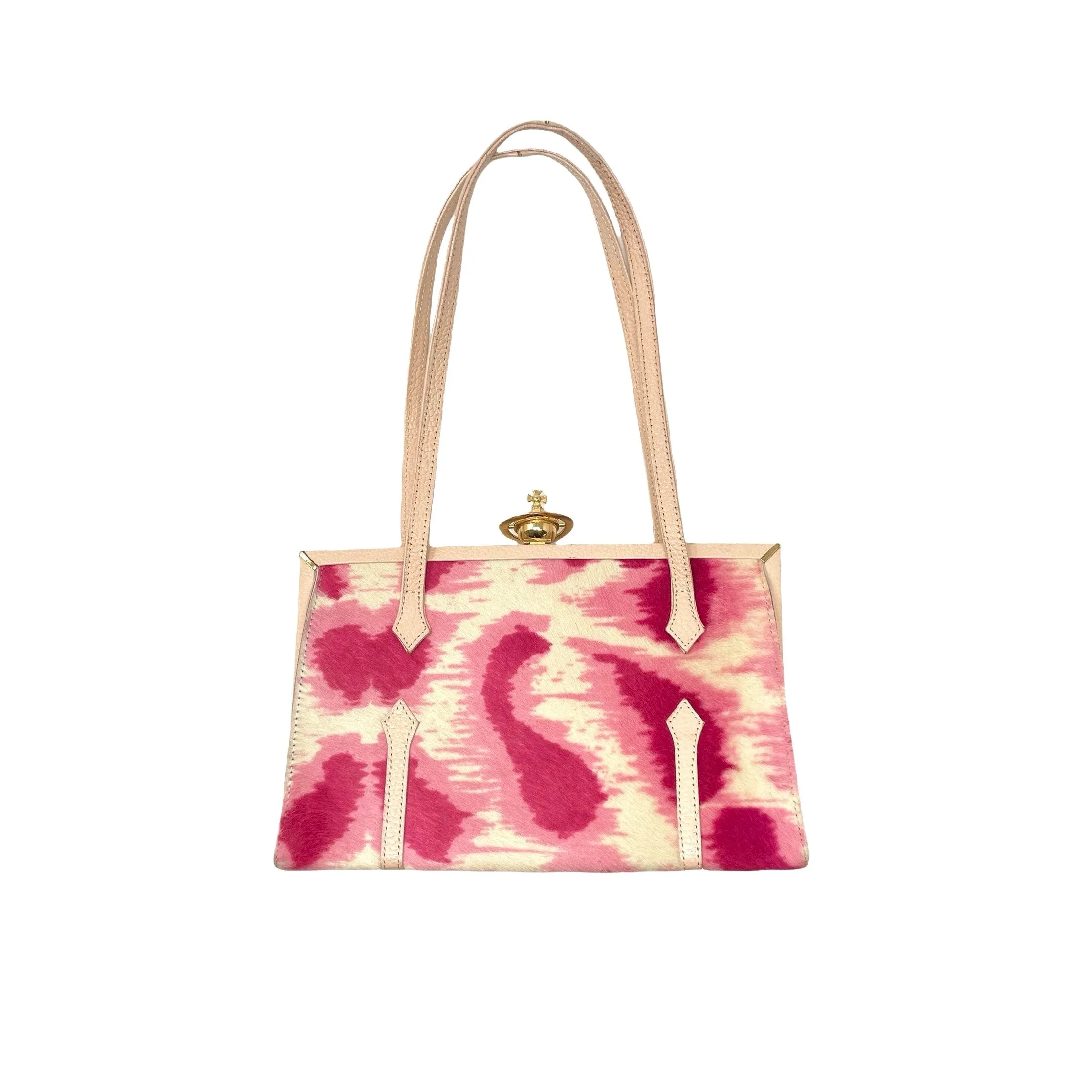 Vivienne Westwood Hot Pink Calf Hair Mini Bag